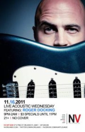 ROGER DOCKING : Live Acoustic Set @ NV Art Bar, Orlando, US | The DJ List - large